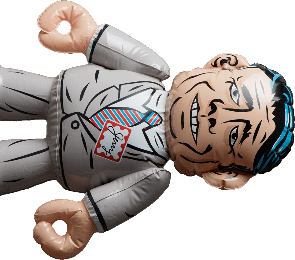French Paper Jerry French Blow up Figure