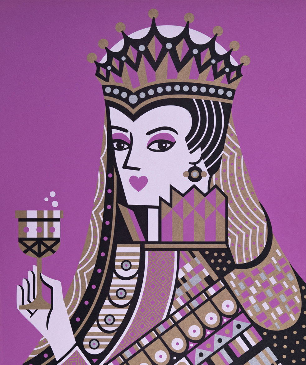 French Paper Queen Poster